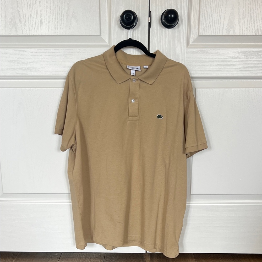 Lacoste Men's Classic Tan Polo - Slim Fit XXXL